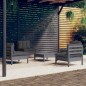 vidaXL Set Divani da Giardino 5 pz con Cuscini Antracite Legno di Pino vidaXL Set Divani da Giardino 5 pz con Cuscini Antracite Legno di Pino