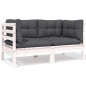 vidaXL Set Salotto da Giardino 7pz con Cuscini Legno Massello di Pino