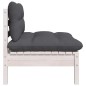 vidaXL Set Salotto da Giardino 7pz con Cuscini Legno Massello di Pino