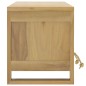 Mobile Porta TV 110x30x35 cm in Legno Massello di Teak