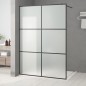 vidaXL Parete Doccia Walk in 140x195 cm Vetro Smerigliato ESG vidaXL Parete Doccia Walk in 140x195 cm Vetro Smerigliato ESG