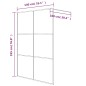 vidaXL Parete Doccia Walk in 140x195 cm Vetro Smerigliato ESG vidaXL Parete Doccia Walk in 140x195 cm Vetro Smerigliato ESG