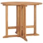 vidaXL Tavolo da Giardino Pieghevole Ø90x75 cm in Massello di Teak vidaXL Tavolo da Giardino Pieghevole Ø90x75 cm in Massello di Teak