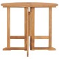 vidaXL Tavolo da Giardino Pieghevole Ø90x75 cm in Massello di Teak vidaXL Tavolo da Giardino Pieghevole Ø90x75 cm in Massello di Teak