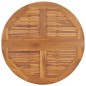 vidaXL Tavolo da Giardino Pieghevole Ø90x75 cm in Massello di Teak vidaXL Tavolo da Giardino Pieghevole Ø90x75 cm in Massello di Teak