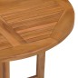 vidaXL Tavolo da Giardino Pieghevole Ø90x75 cm in Massello di Teak vidaXL Tavolo da Giardino Pieghevole Ø90x75 cm in Massello di Teak