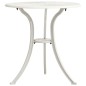 vidaXL Tavolo da Giardino Bianco 62x62x65 cm in Alluminio Pressofuso vidaXL Tavolo da Giardino Bianco 62x62x65 cm in Alluminio Pressofuso