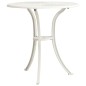 vidaXL Tavolo da Giardino Bianco 62x62x65 cm in Alluminio Pressofuso vidaXL Tavolo da Giardino Bianco 62x62x65 cm in Alluminio Pressofuso