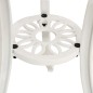 vidaXL Tavolo da Giardino Bianco 62x62x65 cm in Alluminio Pressofuso vidaXL Tavolo da Giardino Bianco 62x62x65 cm in Alluminio Pressofuso