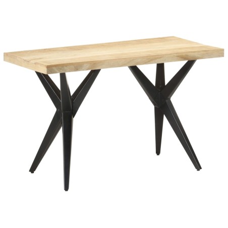vidaXL Tavolo da Pranzo 120x60x76 cm in Legno Massello di Mango