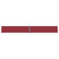 vidaXL Tenda da Sole Laterale Retrattile Rossa 160x1200 cm vidaXL Tenda da Sole Laterale Retrattile Rossa 160x1200 cm