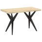 vidaXL Tavolo da Pranzo 120x60x76 cm in Legno Massello di Mango vidaXL Tavolo da Pranzo 120x60x76 cm in Legno Massello di Mango