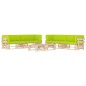 vidaXL Set Divani in Pallet con Cuscini 6 pz in Pino Impregnato vidaXL Set Divani in Pallet con Cuscini 6 pz in Pino Impregnato
