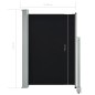 vidaXL Tenda da Sole Laterale Retrattile 120 x 300 cm Nera vidaXL Tenda da Sole Laterale Retrattile 120 x 300 cm Nera