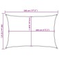 vidaXL Vela Parasole 160 g/m² Verde Scuro 3,5x5 m in HDPE vidaXL Vela Parasole 160 g/m² Verde Scuro 3,5x5 m in HDPE