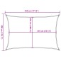vidaXL Vela Parasole 160 g/m² Rossa 3x4,5 m in HDPE vidaXL Vela Parasole 160 g/m² Rossa 3x4,5 m in HDPE