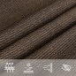 vidaXL Vela Parasole 160 g/m² Marrone 3x4 m in HDPE vidaXL Vela Parasole 160 g/m² Marrone 3x4 m in HDPE