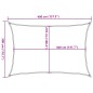 vidaXL Vela Parasole 160 g/m² Marrone 3x4 m in HDPE vidaXL Vela Parasole 160 g/m² Marrone 3x4 m in HDPE