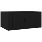 Tavolino da Salotto Nero 80x50x36 cm in Legno Multistrato Tavolino da Salotto Nero 80x50x36 cm in Legno Multistrato