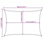 vidaXL Vela Parasole 160 g/m² Verde Chiaro 6x8 m in HDPE vidaXL Vela Parasole 160 g/m² Verde Chiaro 6x8 m in HDPE