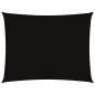 vidaXL Parasole a Vela Oxford Rettangolare 6x7 m Nero vidaXL Parasole a Vela Oxford Rettangolare 6x7 m Nero