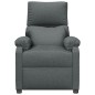 vidaXL Poltrona Alzapersona in Tessuto Grigio Scuro