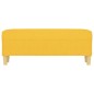 vidaXL Panca Giallo Chiaro 100x35x41 cm in Tessuto vidaXL Panca Giallo Chiaro 100x35x41 cm in Tessuto
