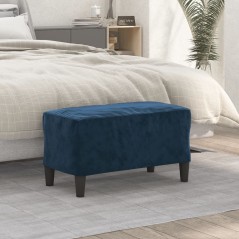 vidaXL Panca Blu 70x35x41 cm in Velluto