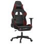 vidaXL Sedia Gaming Massaggio Poggiapiedi Nero e Rosso Vino Similpelle vidaXL Sedia Gaming Massaggio Poggiapiedi Nero e Rosso Vino Similpelle