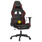 vidaXL Sedia Gaming Massaggio Poggiapiedi Nero e Rosso Vino Similpelle vidaXL Sedia Gaming Massaggio Poggiapiedi Nero e Rosso Vino Similpelle