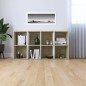 vidaXL Libreria/Credenza Bianca Rovere Sonoma 66x30x130 cm Multistrato vidaXL Libreria/Credenza Bianca Rovere Sonoma 66x30x130 cm Multistrato