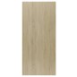 vidaXL Libreria/Credenza Bianca Rovere Sonoma 66x30x130 cm Multistrato vidaXL Libreria/Credenza Bianca Rovere Sonoma 66x30x130 cm Multistrato