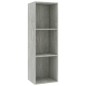 vidaXL Libreria/Mobile TV Grigio Cemento 36x30x114cm Legno Multistrato vidaXL Libreria/Mobile TV Grigio Cemento 36x30x114cm Legno Multistrato