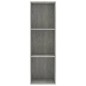 vidaXL Libreria/Mobile TV Grigio Cemento 36x30x114cm Legno Multistrato vidaXL Libreria/Mobile TV Grigio Cemento 36x30x114cm Legno Multistrato