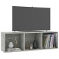 vidaXL Libreria/Mobile TV Grigio Cemento 36x30x114cm Legno Multistrato vidaXL Libreria/Mobile TV Grigio Cemento 36x30x114cm Legno Multistrato