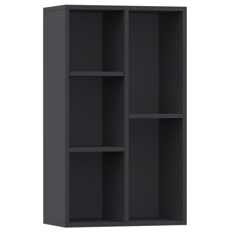 vidaXL Libreria/Credenza Grigia 50x25x80 cm in Legno Multistrato