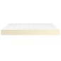 Materasso a Molle Crema 180x200x20 cm in Similpelle