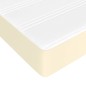 Materasso a Molle Crema 180x200x20 cm in Similpelle