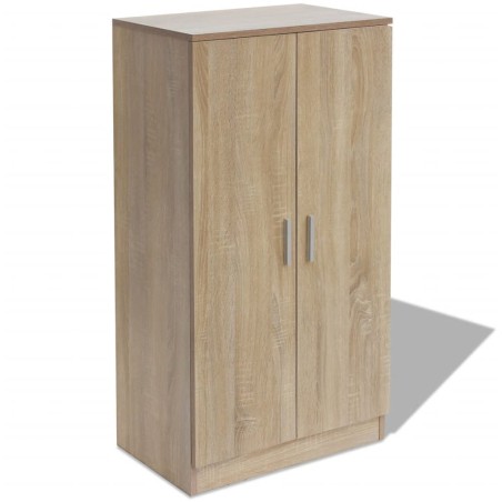 vidaXL Scarpiera con 7 Mensole Colore Rovere