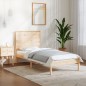 vidaXL Giroletto in Legno Massello 75x190 cm Small Single vidaXL Giroletto in Legno Massello 75x190 cm Small Single