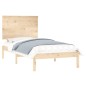 vidaXL Giroletto in Legno Massello 75x190 cm Small Single vidaXL Giroletto in Legno Massello 75x190 cm Small Single