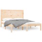 vidaXL Giroletto in Legno Massello 150x200 cm King Size vidaXL Giroletto in Legno Massello 150x200 cm King Size