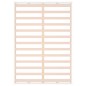 vidaXL Giroletto Bianco 135x190 cm Double in legno Massello vidaXL Giroletto Bianco 135x190 cm Double in legno Massello