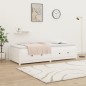 vidaXL Dormeuse Bianca 90x190 cm Single in Legno Massello di Pino