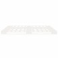 vidaXL Giroletto senza Materasso Bianco 150x200 cm Legno Massello Pino vidaXL Giroletto senza Materasso Bianco 150x200 cm Legno Massello Pino