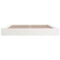 vidaXL Giroletto Bianco 180x200 cm Super King in Legno Massello vidaXL Giroletto Bianco 180x200 cm Super King in Legno Massello