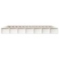 vidaXL Giroletto Bianco 180x200 cm Super King in Legno Massello vidaXL Giroletto Bianco 180x200 cm Super King in Legno Massello