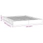 vidaXL Giroletto Bianco 180x200 cm Super King in Legno Massello vidaXL Giroletto Bianco 180x200 cm Super King in Legno Massello