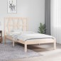 vidaXL Giroletto in Legno Massello Grigio 75x190 cm Small Single vidaXL Giroletto in Legno Massello Grigio 75x190 cm Small Single
