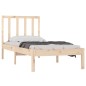 vidaXL Giroletto senza Materasso 75x190 cm in Legno Massello di Pino vidaXL Giroletto senza Materasso 75x190 cm in Legno Massello di Pino